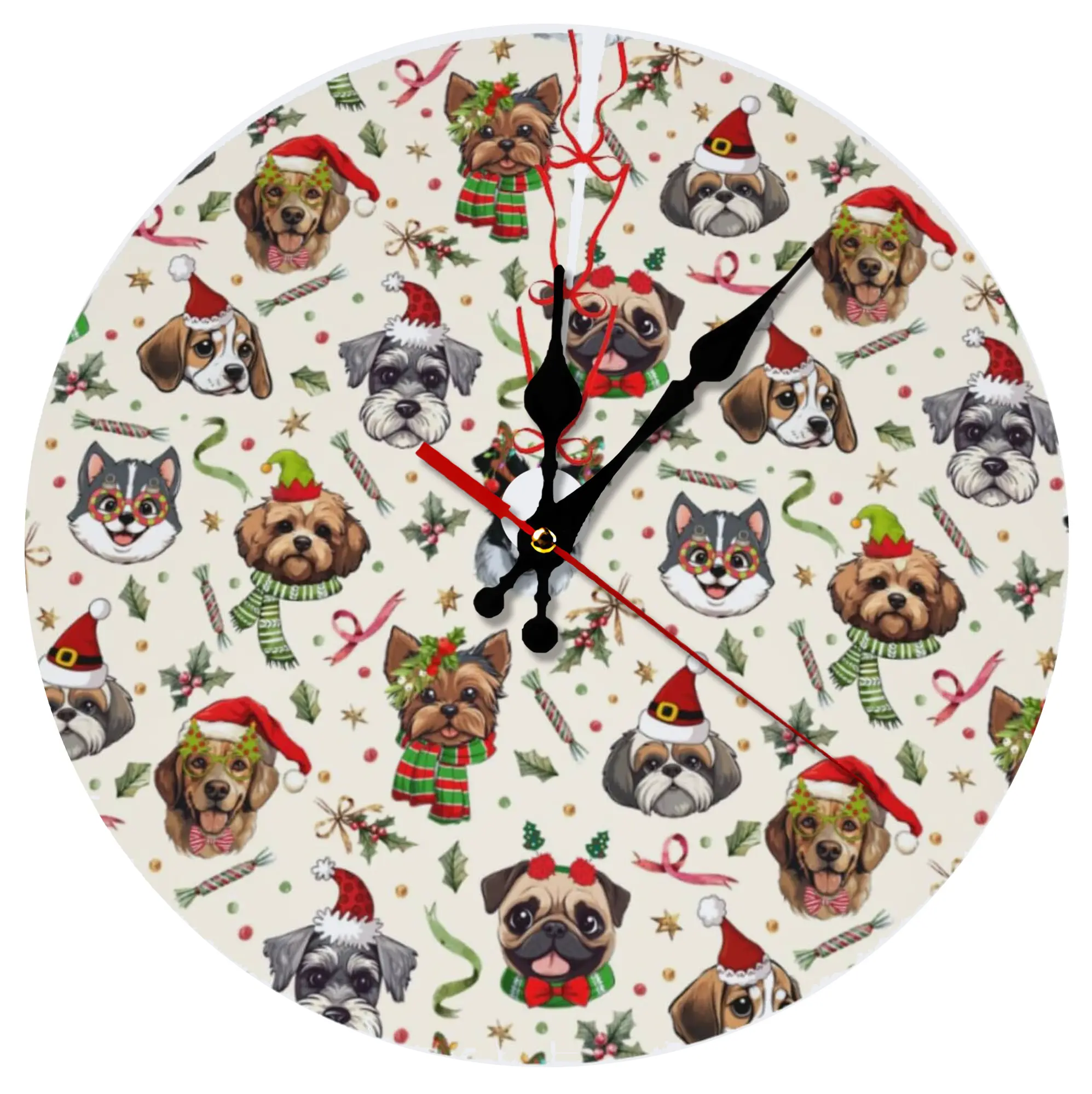 Silent Round Wall Clock – Modern & Stylish DIY Design, Durable Wood Construction, Easy To Install – Perfect For Office, Bedroom, Living Room, And More